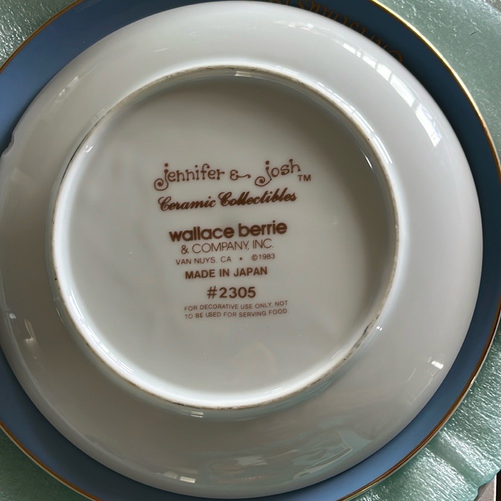 Collectable Plate (small chip on back)